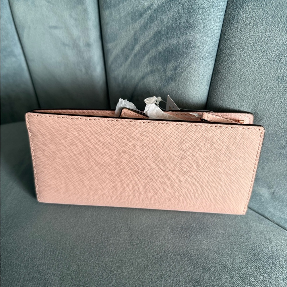 Michael Kors Pink Wallet Sleek Minimalist Design - Picture 4 of 9